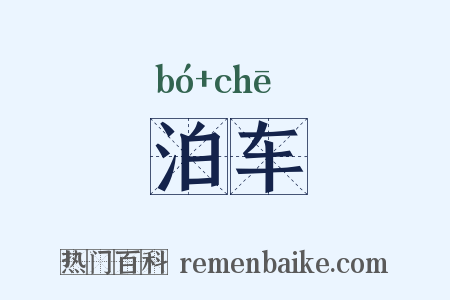 泊车是什么意思的图片